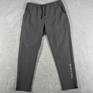 Municipal Sport Utility Gear Pants Men's Medium Gray Athletic Training Jogger